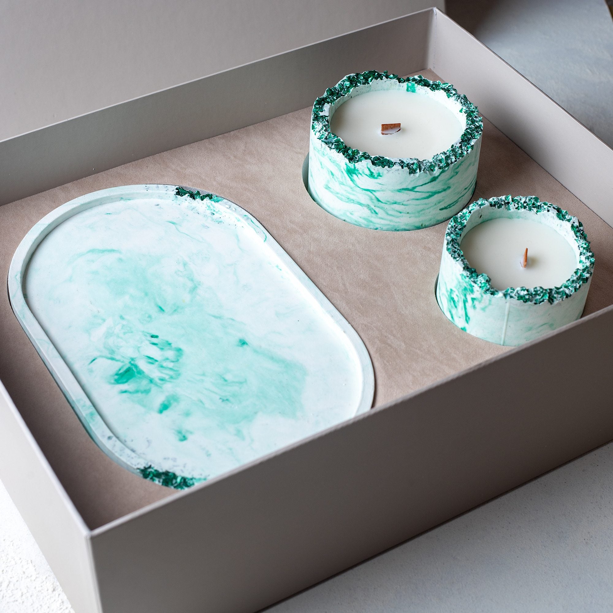 Apple Frost Büyük Mum Seti