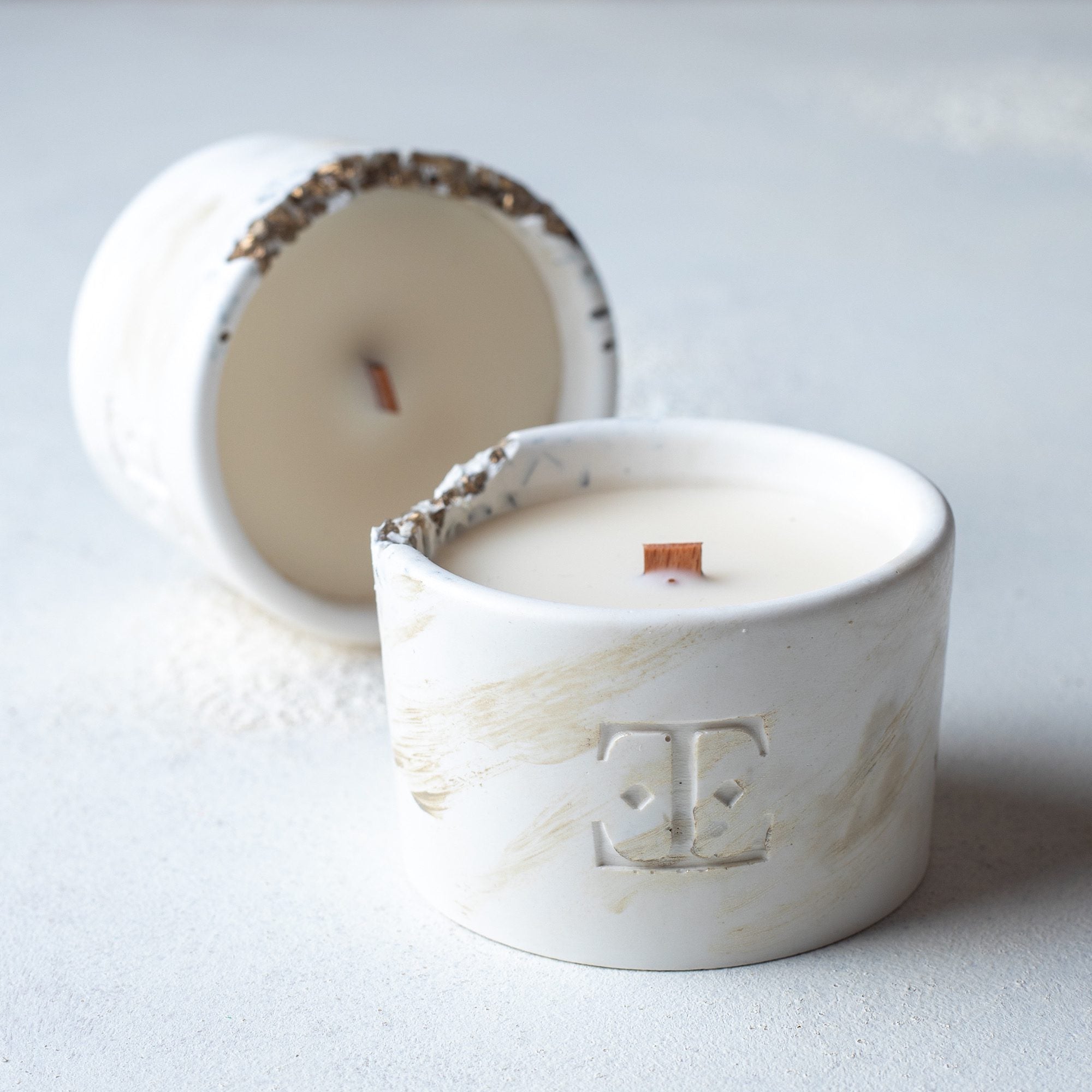 Gold CINNAMON Midi 2’li Mum Seti