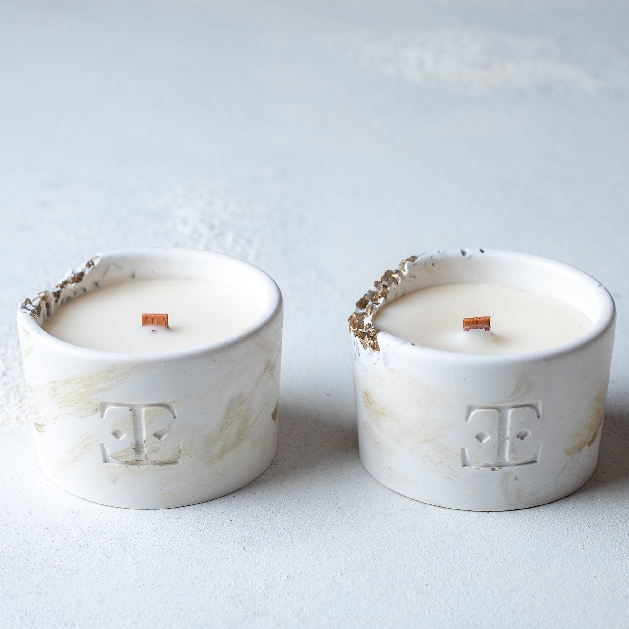 Gold CINNAMON Midi 2’li Mum Seti