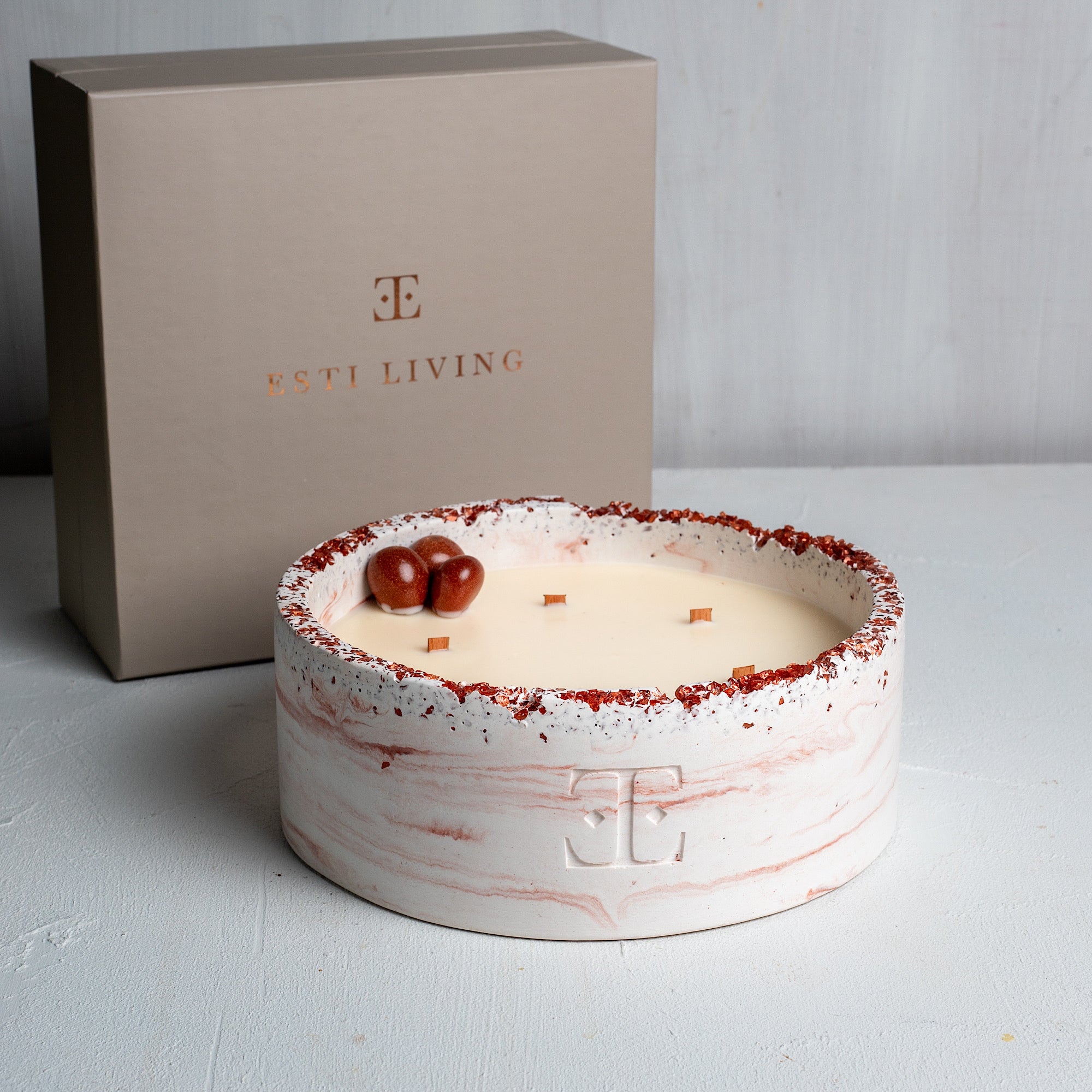 Luna Serisi - ANTIQUE Gold Mum (900 G)