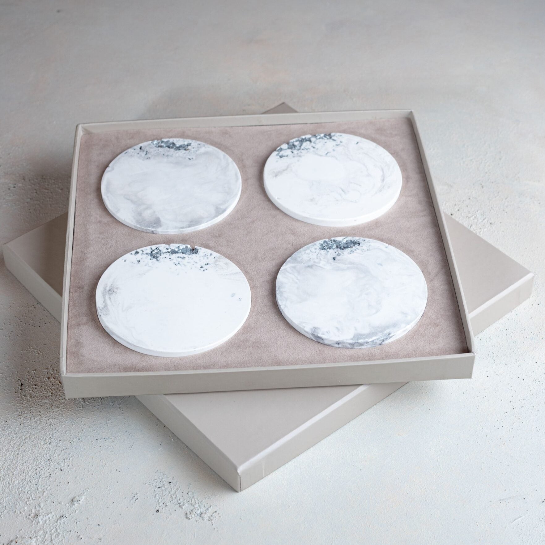 SILVER Glow Bardak Altlıkları