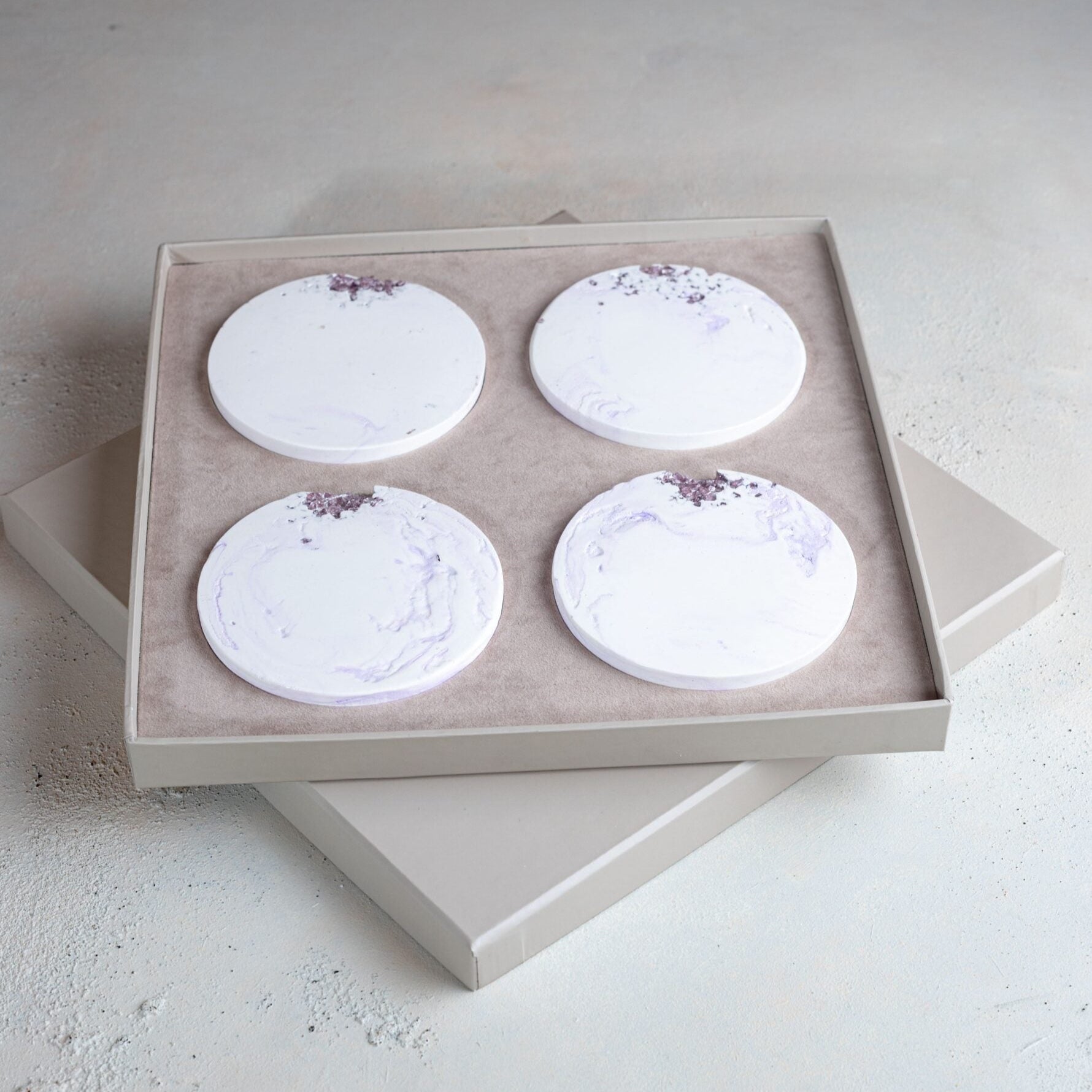 Lavender Bardak Altlıkları