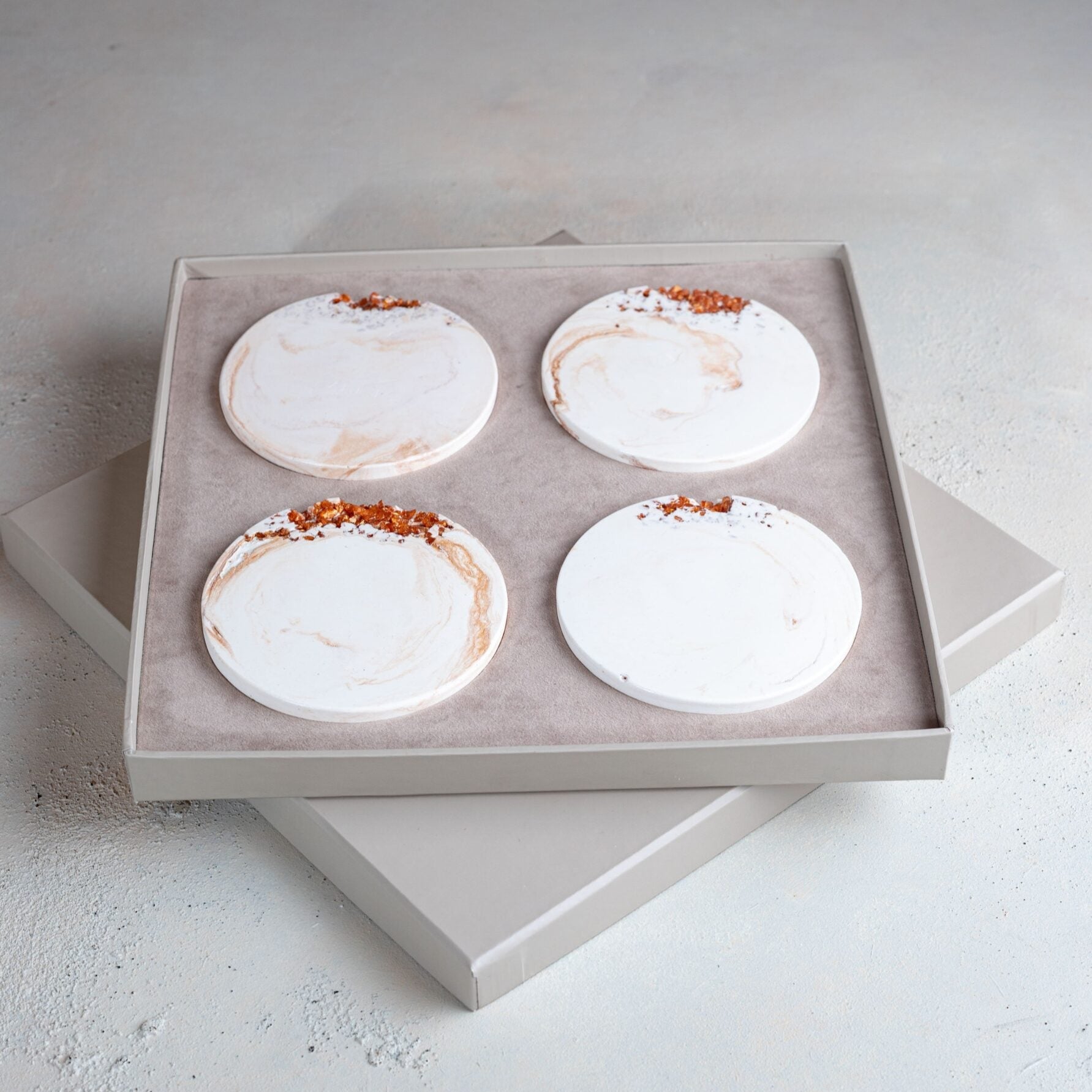 ANTIQUE Gold Bardak Altlıkları