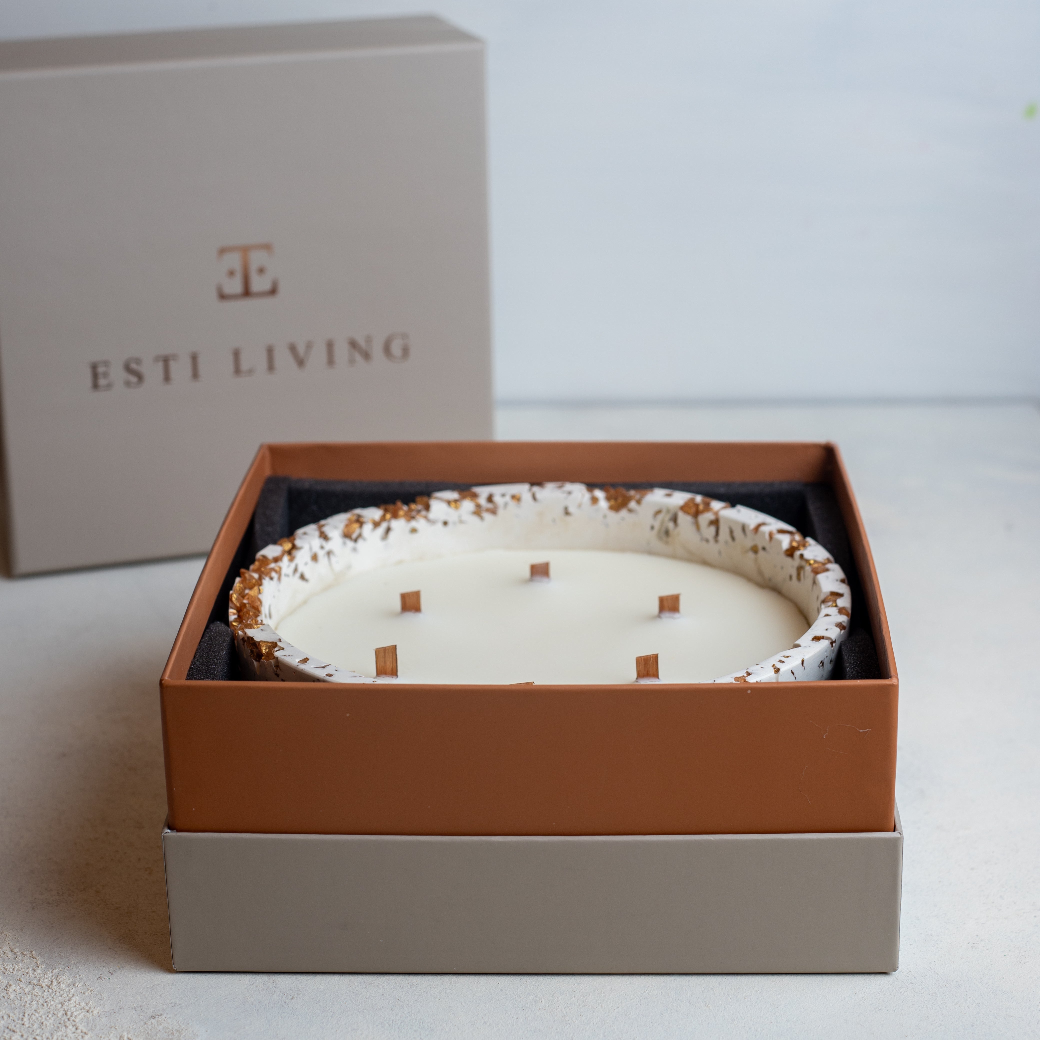 Luna Serisi - Gold Cinnamon Mum (900G)