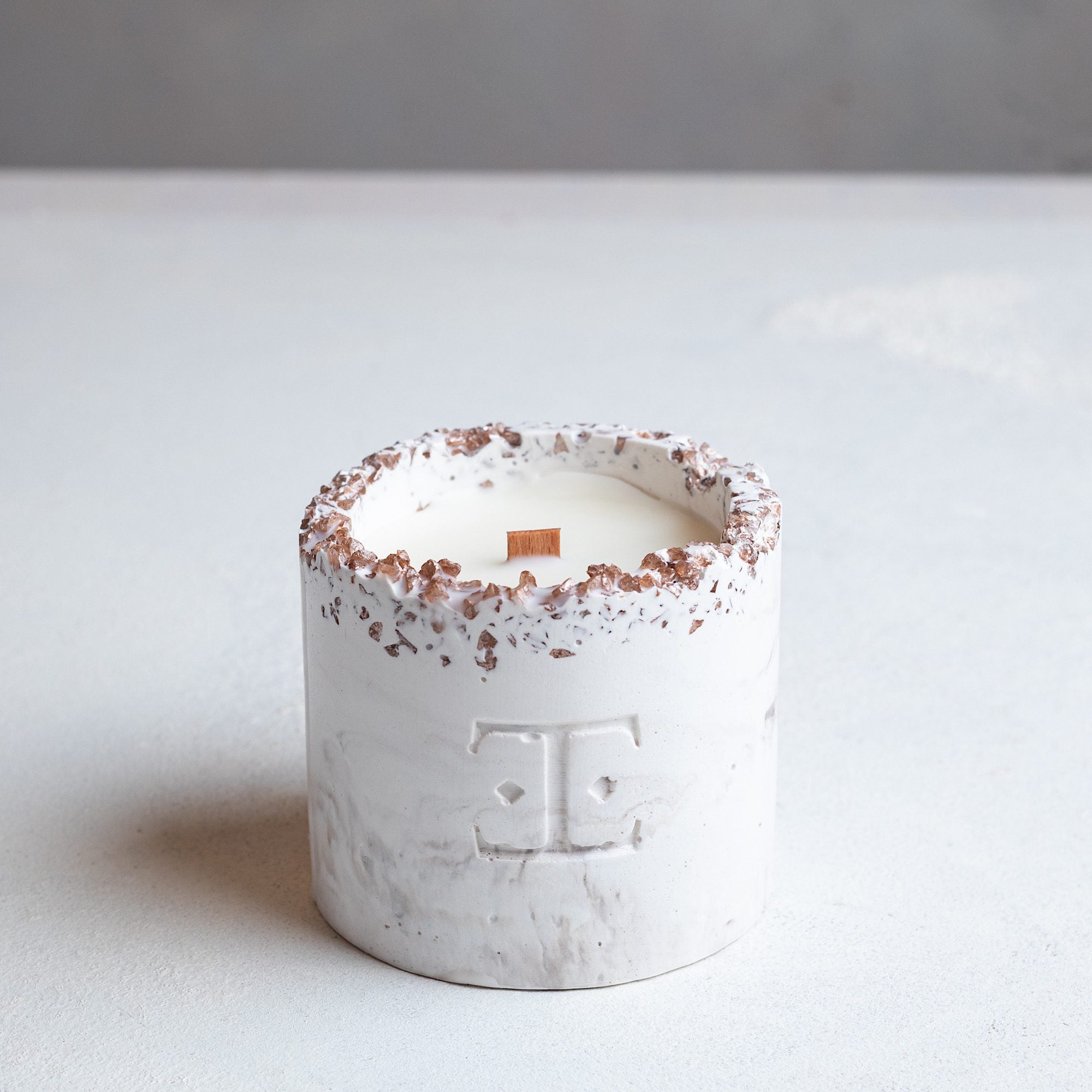 Sun and Caramel Taşlı - Mum Seti