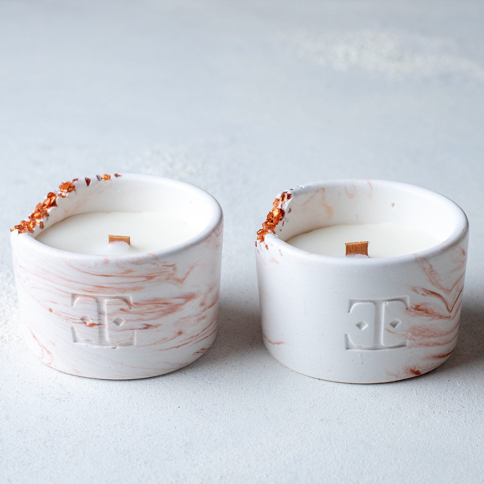 ANTIQUE Gold Midi 2'li Mum Seti