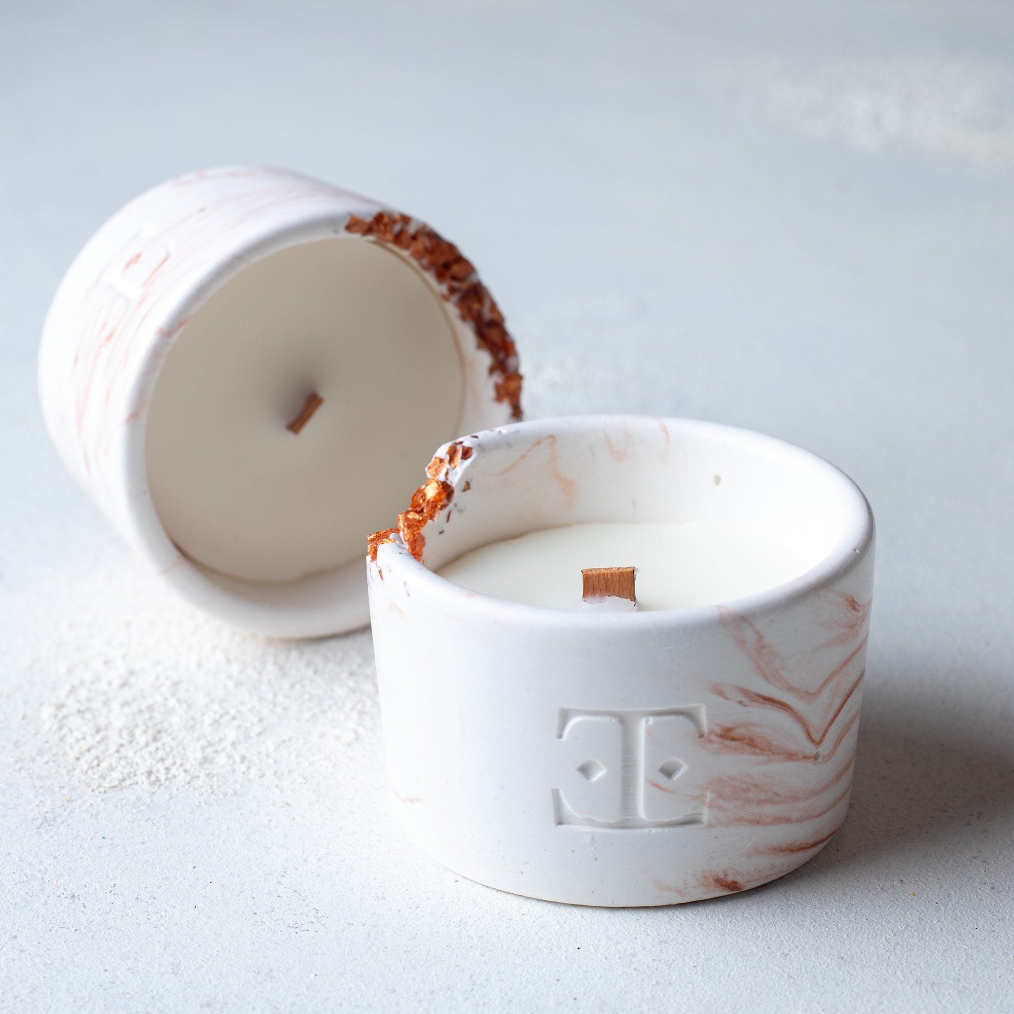 ANTIQUE Gold Midi 2'li Mum Seti