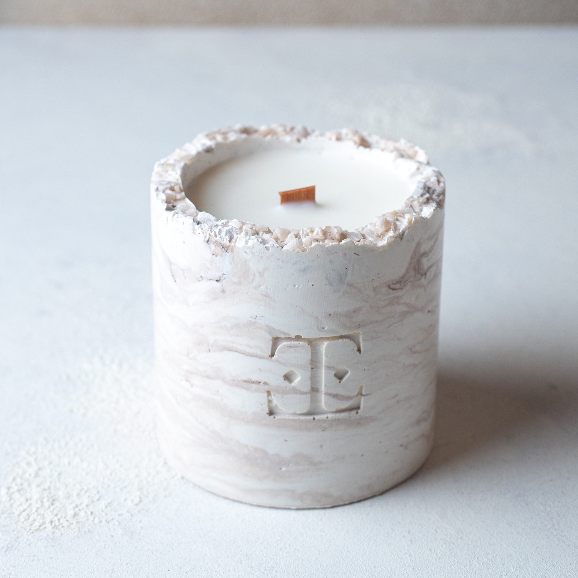 Moon and Fig Taşlı - Mum Seti