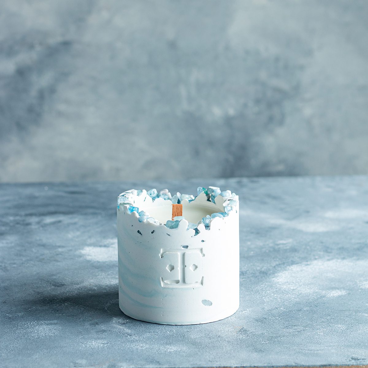 Ocean Wave Taşlı - Küçük Mum (150 G)