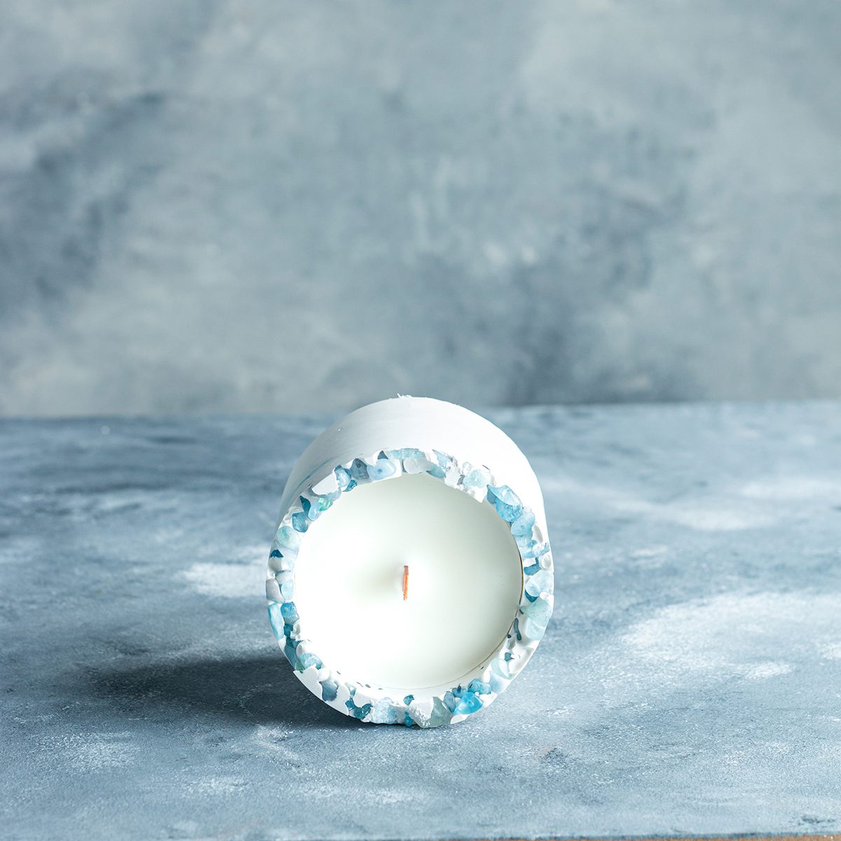 Ocean Wave Taşlı - Küçük Mum (150 G)