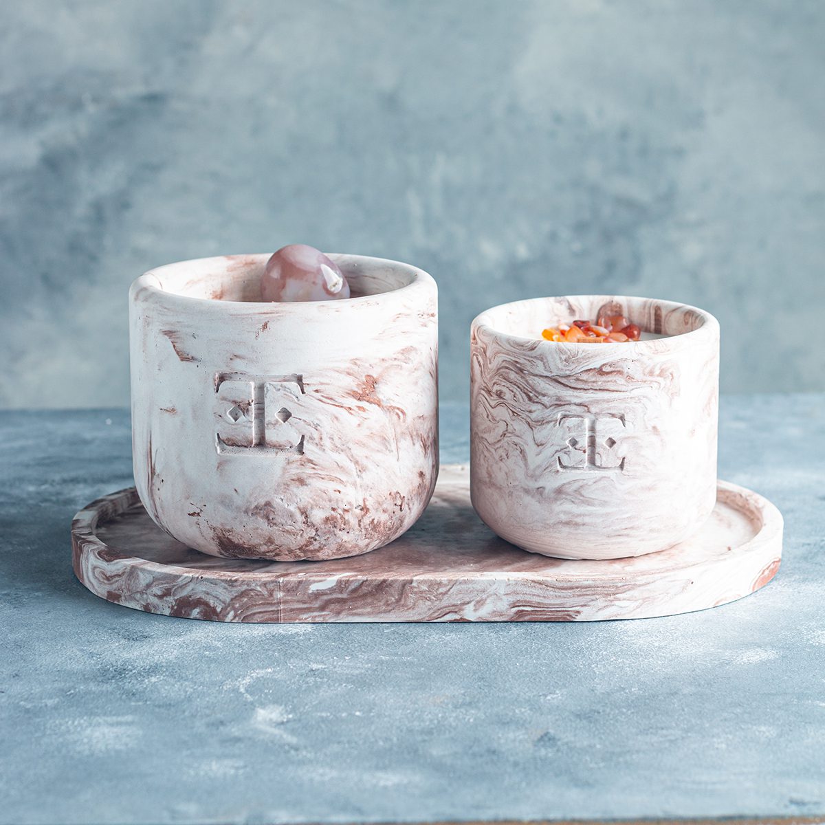 Mocha Dreams Klasik Mum Seti