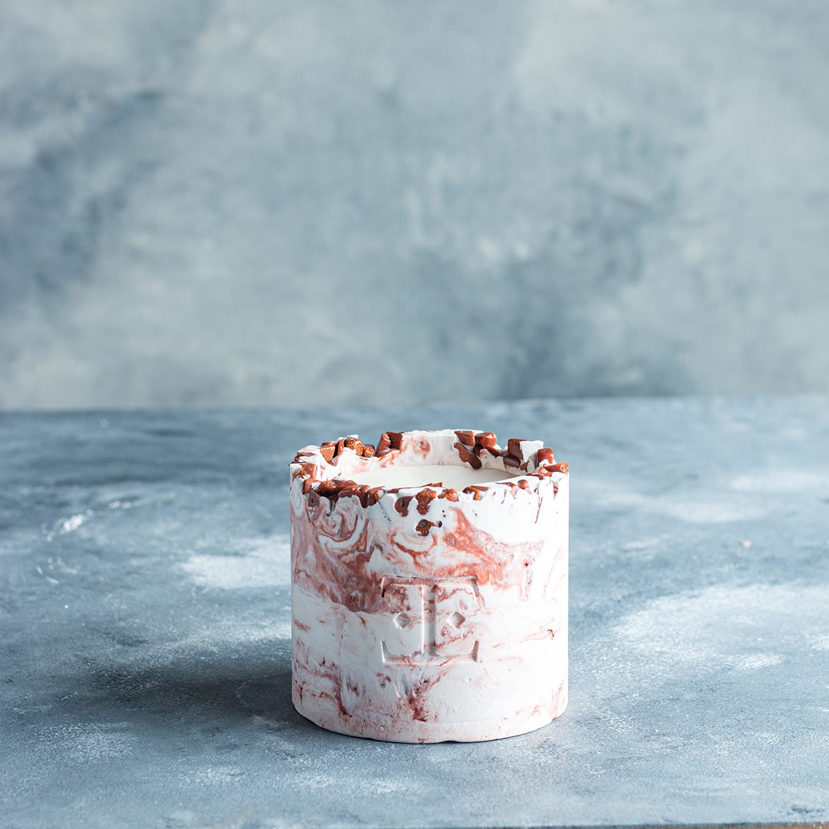 Copper Charm Taşlı - Küçük Mum (150G)