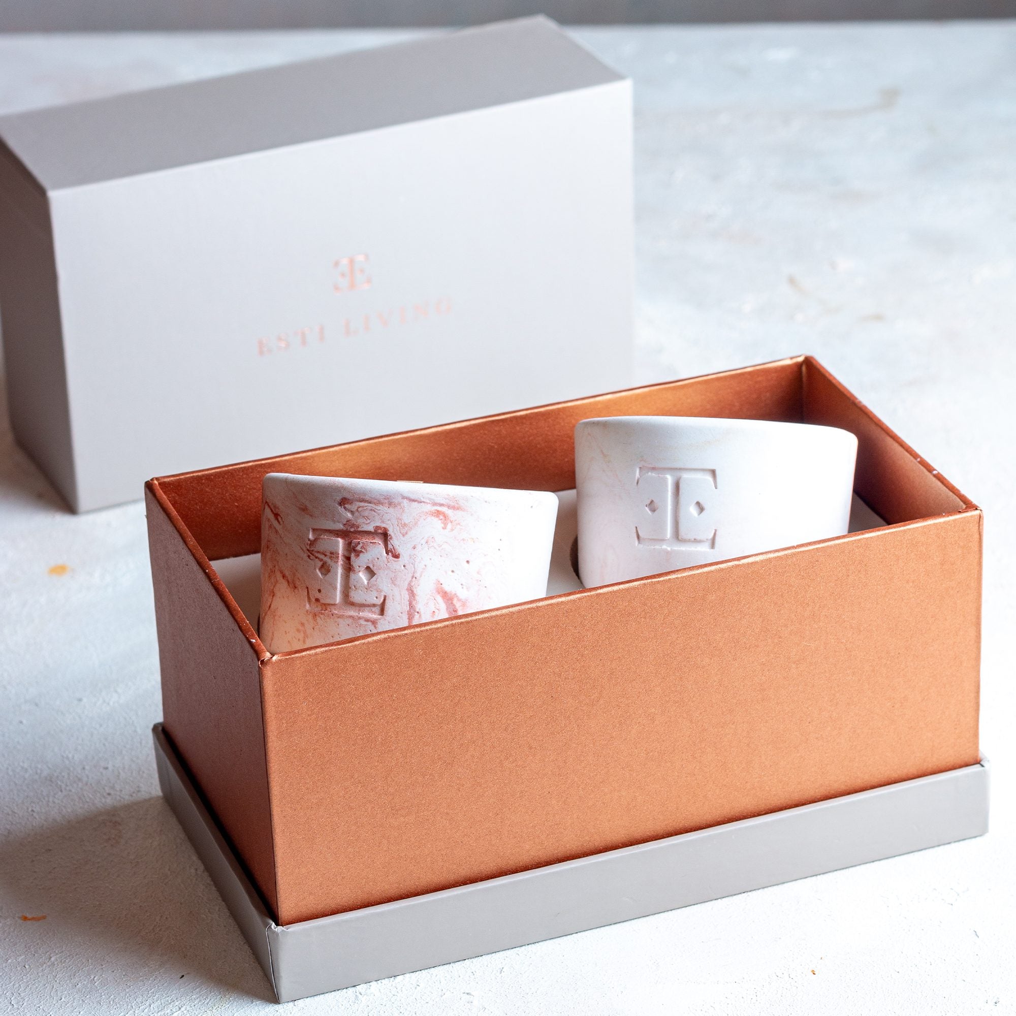 Copper Charm Midi 2'li Mum Seti