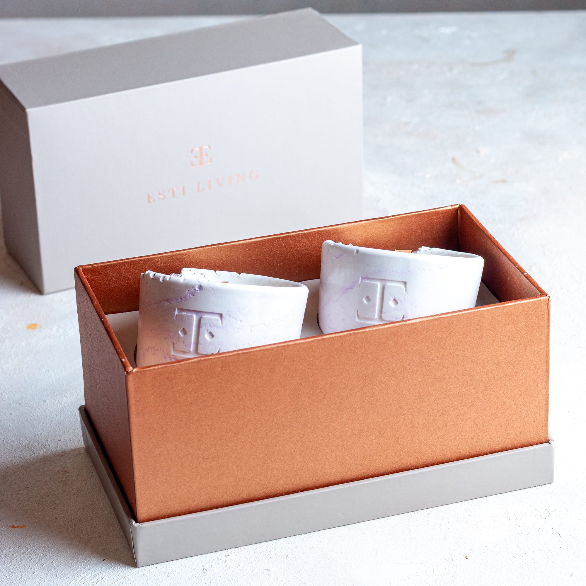 Lavender Midi 2’li Mum Seti