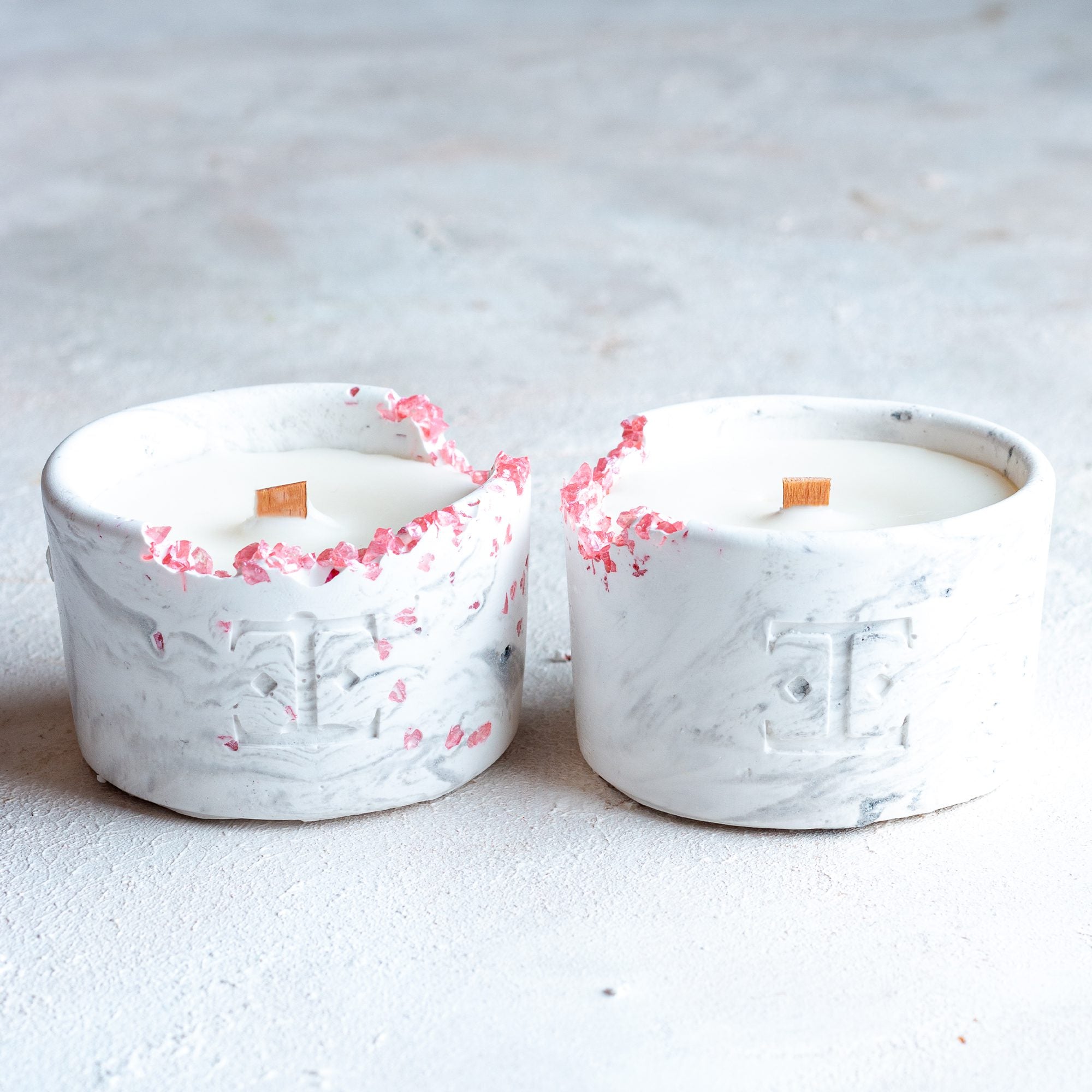 SILVER Glow Midi 2’li Mum Seti