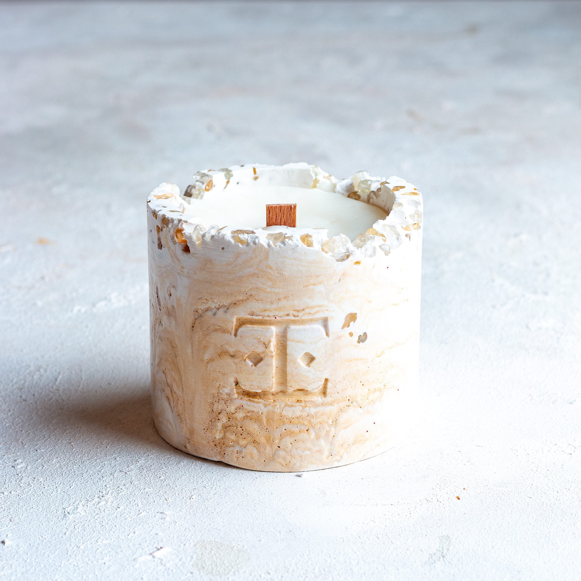 Fresh Bloom Taşlı - Küçük Mum (150G)