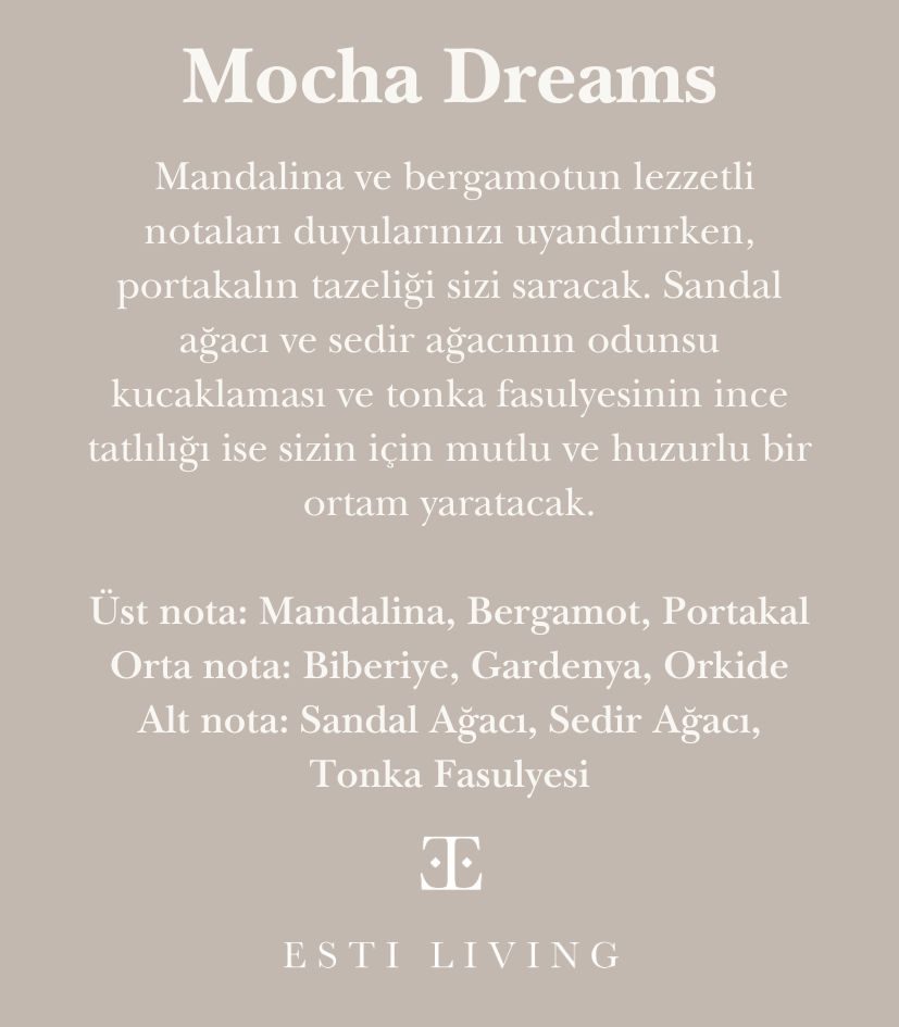 Mocha Dreams Midi 2’li Mum Seti