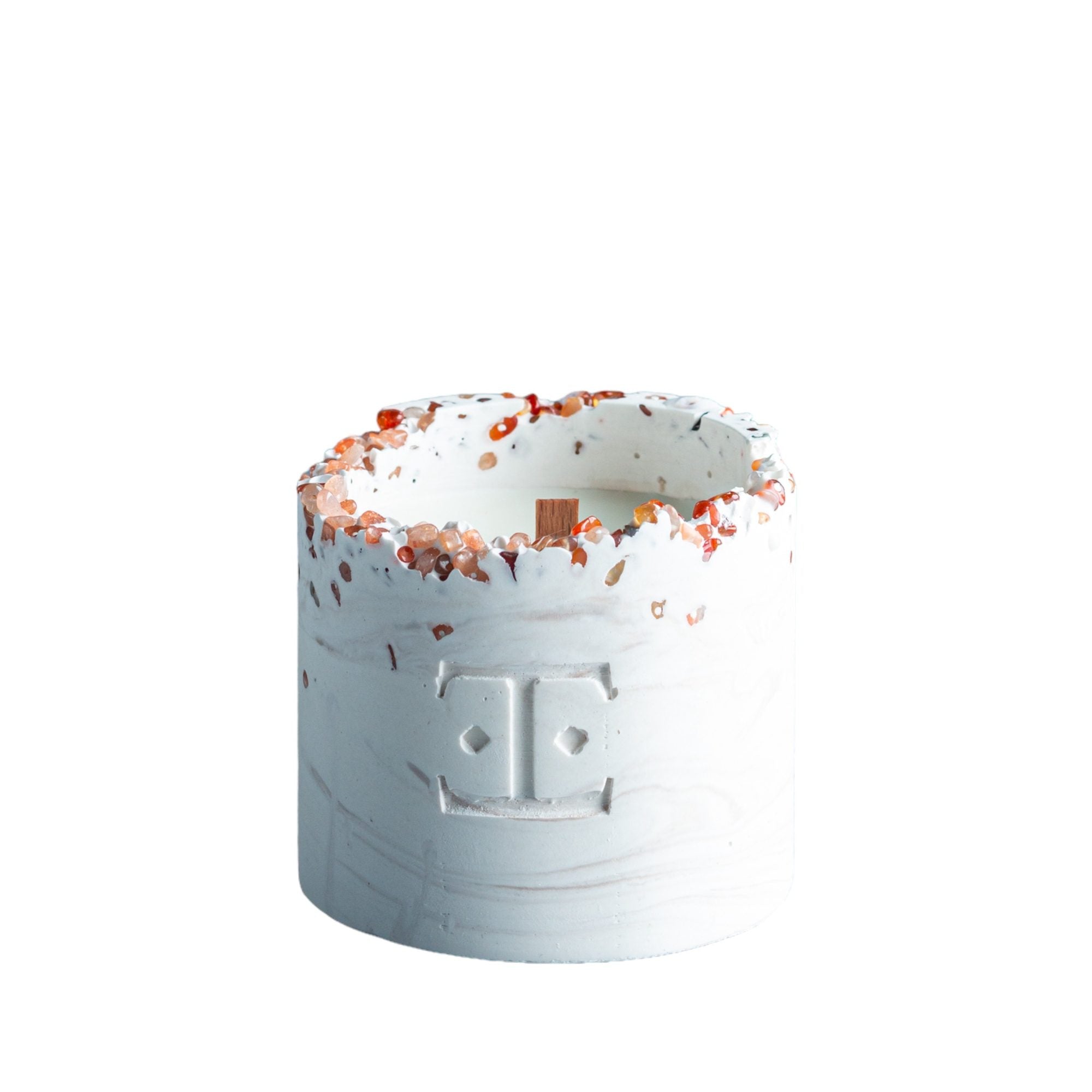 Sun and Caramel Taşlı - Küçük Mum (150 G)