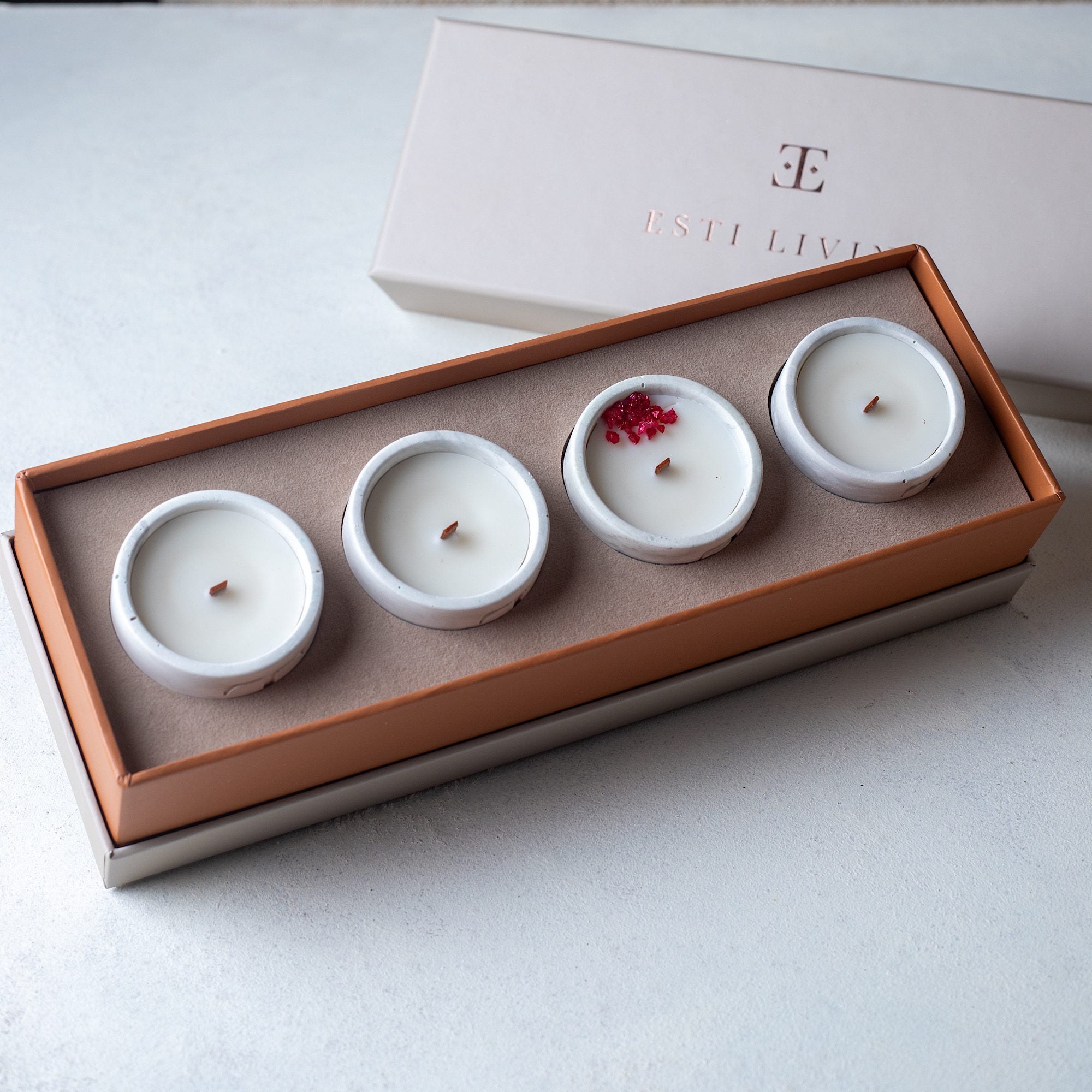 SIMPLY Red Mini 4’lü Mum Seti