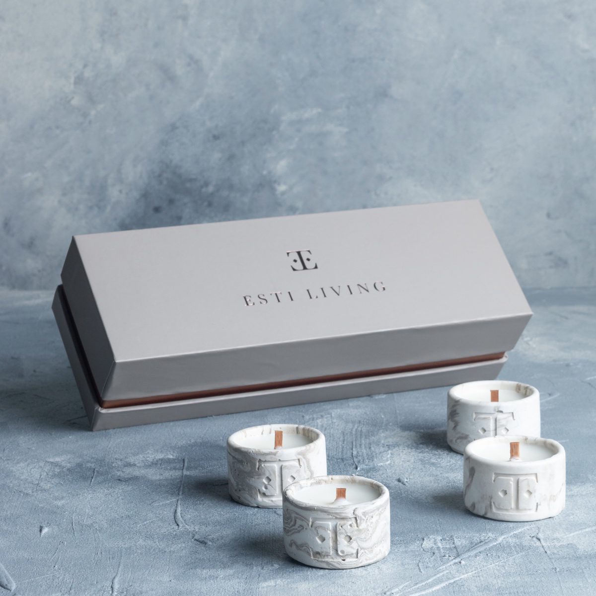 Sun and Caramel Mini 4’lü Mum Seti