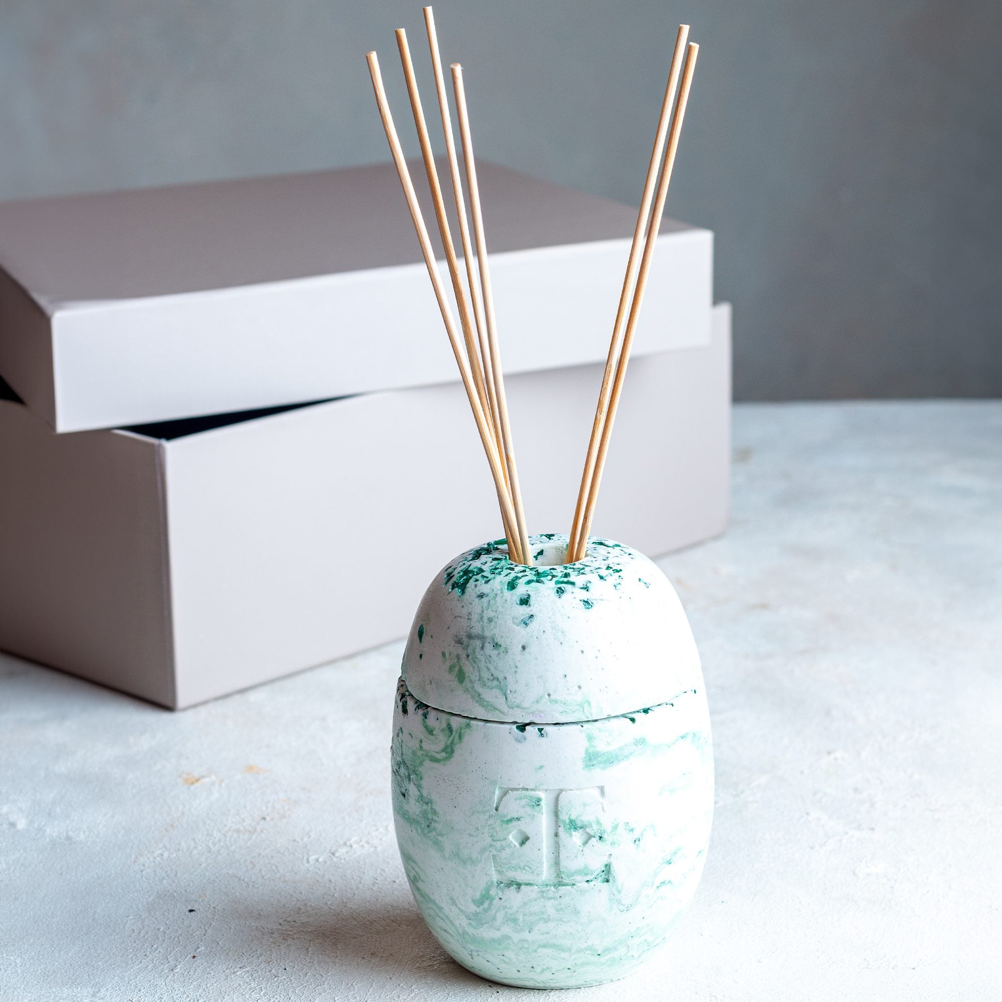 Mystic Green Reed Diffuser Set