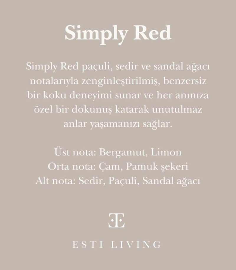 Simply Red Taşlı Büyük Boy Mum - Görsel 4